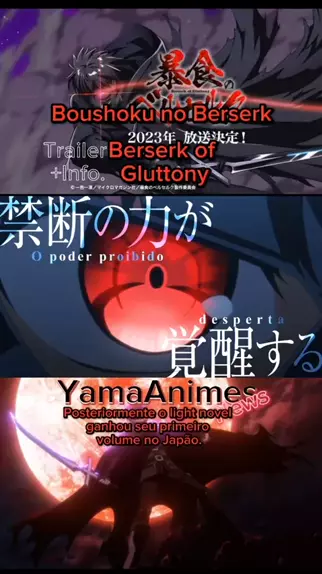 Boushoku no Berserk (trailer 2). Anime estreia em 04 de Outubro de