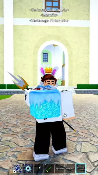 🥶🌨️ SURPREENDENDO MEU AMIGO COM O NOVO ATAQUE DA BLIZZARD FRUIT NO BLOX  FRUITS MOBILE