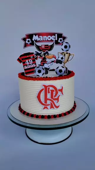 bolo flamengo 50 anos