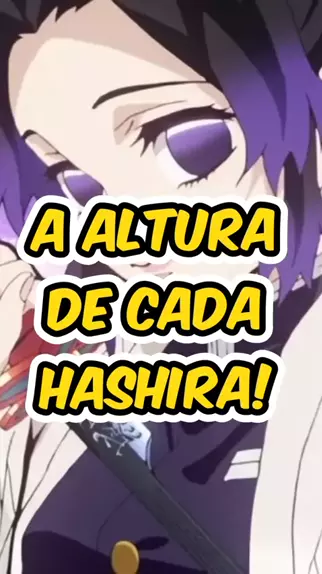 Qual a ALTURA dos LUAS SUPERIORES de DEMON SLAYER? #demonslayer