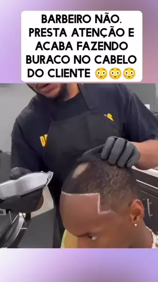 fazendo xadrez no corte de cabelo