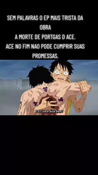 As mortes mais tristes de One Piece.. 😭 #anime #animes #onepiece #fy