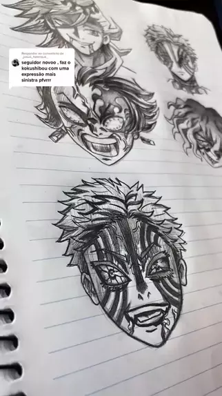 Tanjiro  Tutoriais de desenho anime, Desenho de anime, Desenhos de anime