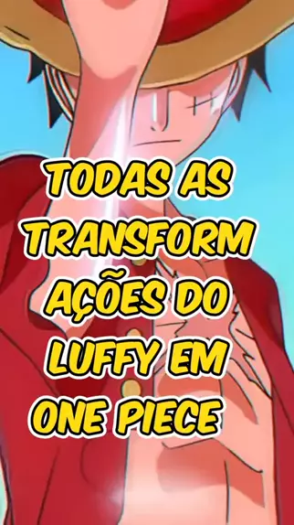 Transformações de LUFFY - One Piece #Shorts 