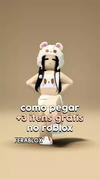 ITEM GRÁTIS! COMO PEGAR 3 ITEM GRÁTIS - ROBLOX 