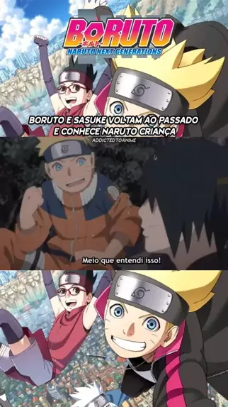 Animador revela imagem inédita do encontro entre Boruto e Naruto criança
