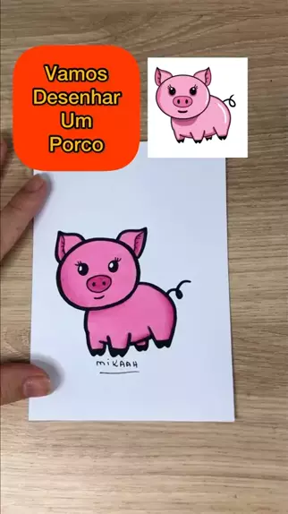 COMO DESENHAR um PORCO 🐷