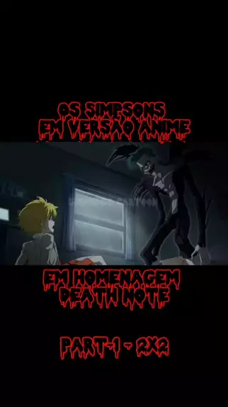 Os Simpsons 'Death Note', Dublado #DesafioBBCash #ossimpsons #deathno