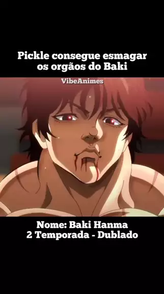 BAKI HANMA VS YUJIRO HANMA luta completa [BAKI HANMA 2 temporada dublado  PT-BR 🇧🇷] 