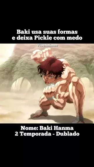 BAKI HANMA VS YUJIRO HANMA luta completa [BAKI HANMA 2 temporada dublado  PT-BR 🇧🇷] 