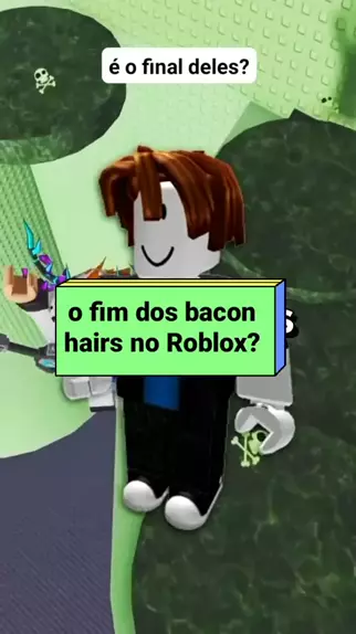 Bacon hair roblox desenho