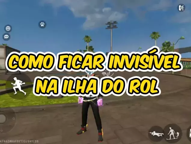 COMO FICAR INVISÍVEL NA ILHA DO ROLÊ NO FREE FIRE - BUG DE FICAR