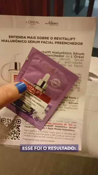 Sérum Preenchedor Facial Anti-idade L'Oréal Paris Revitalift Hialurônico,  15ml