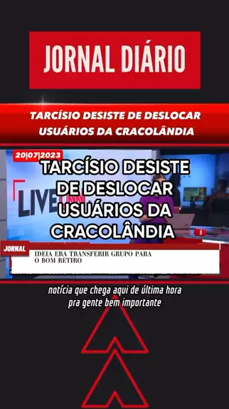 Tarcísio diz à CNN que desistiu de deslocar a Cracolândia para o Bom Retiro