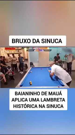 Baianinho, o bruxo da sinuca