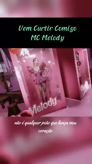 Melody e a barbie de chapéu #melody #mcmelody #barbie #barbiedechapeu