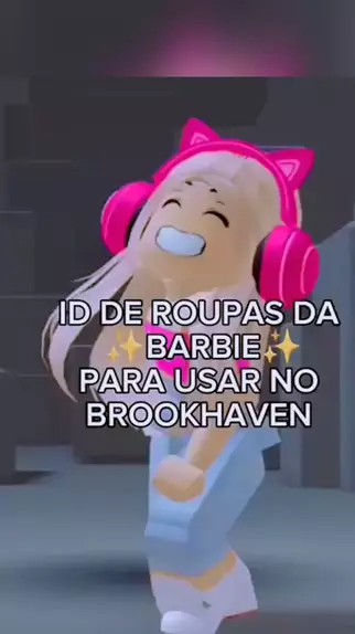 id roupa da barbie no brookhaven