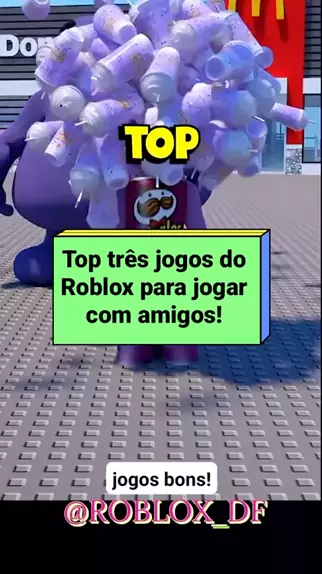 TOP 4 MELHORES JOGOS DO ROBLOX PARA JOGAR COM AMIGOS! #shorts 