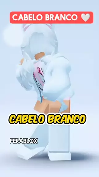 como pegar o cabelo branco de macho no roblox