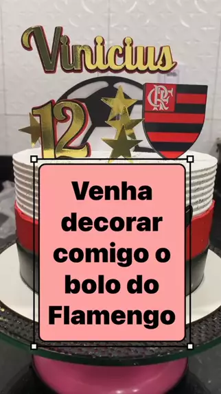 Topos de bolo do Flamengo