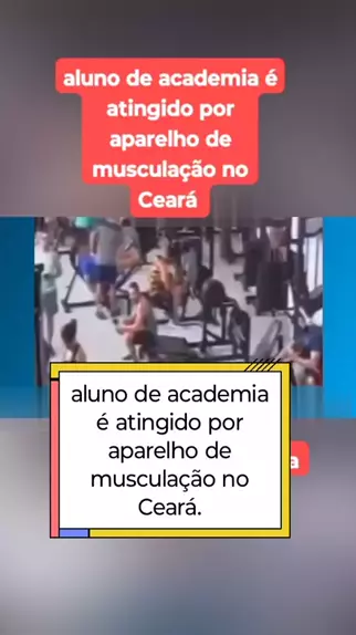 Aluno atingido por aparelho de musculação não sente as pernas e