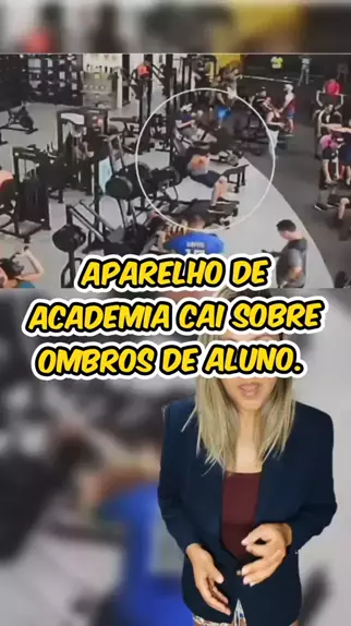 Aluno atingido por aparelho de musculação não sente as pernas e