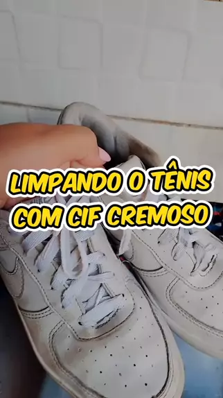 Cif cremoso para limpar hot sale tenis