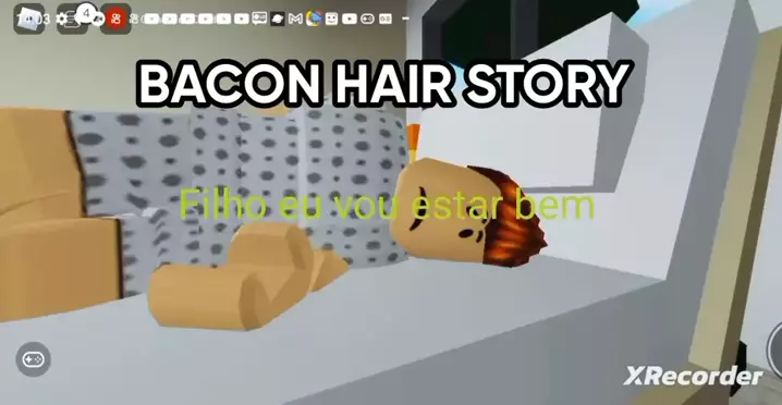 ROBLOX Brookhaven 🏡RP - THE BACON HAIR Sad Story - Roblox Animation 