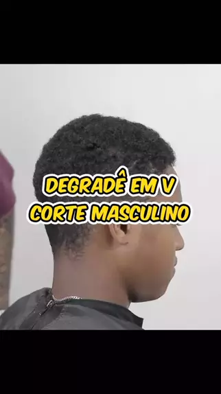 💈 Passo a passo como cortar cabelo masculino degrade em v