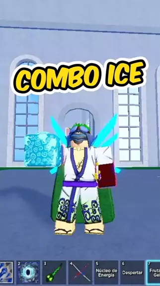 blox fruit combo de Ice em espada 😼