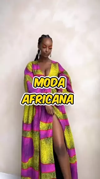Vestidos africanos Ankara Dashiki Amarelo e Azul – Estilo Afro Moda