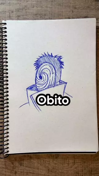 Speed Drawing Obito Uchiha [ Naruto Shippuden ] Desenhando Obito 