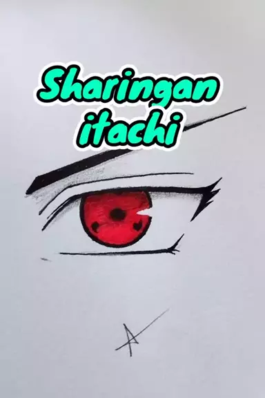 COMO DESENHAR O OLHO SHARINGAN 