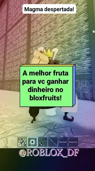 DESPERTEI A FRUTA MAGMA no BLOX FRUITS! Roblox 