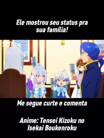 Trechos dublado  Tensei Kizoku no Isekai Boukenroku 