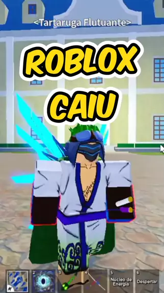 ROBLOX CAIU! 