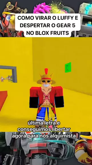 Como Fazer o Mini Luffy gear 5! #roblox #skin #raivoso1016