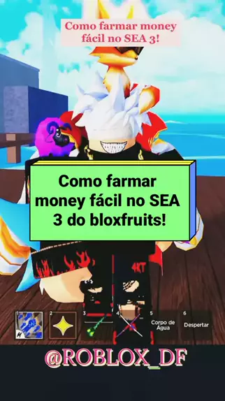 COMO CONSEGUIR MUITO DINHEIRO NO BLOX FRUIT SEA 1! #roblox #bloxfruit
