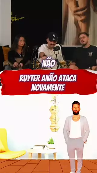 O ruyter é baixo #ruyter #dudarubert #altura