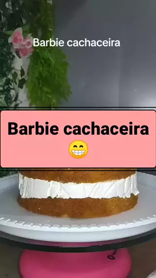 Bolo barbie cachaçeira #drisascake #barbie #bolo