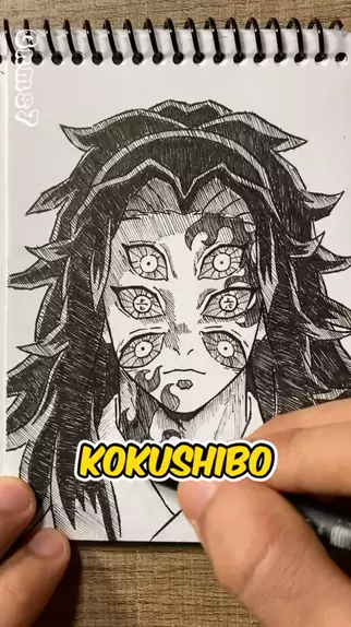 desenho do kokushibo
