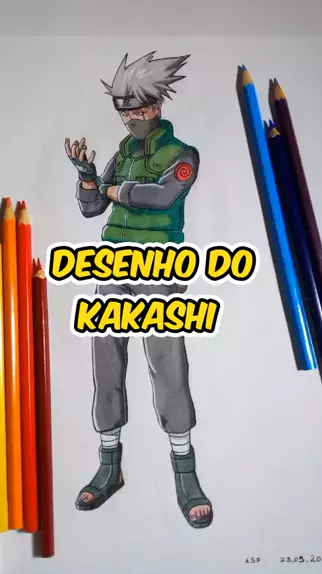 como DESENHAR O kakashi PEQUENO ✓✓ 