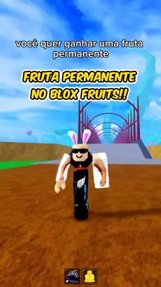 COMO CONSEGUIR FRUTA PERMANENTE DE GRAÇA NO BLOX FRUITS! 