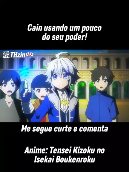 Trechos dublado  Tensei Kizoku no Isekai Boukenroku 