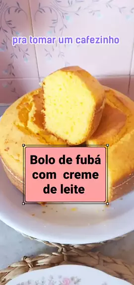 Bolo de Fubá com Maizena