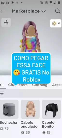 ROBLOX NÃO ESTÁ MUDANDO A COR DE PELE DO AVATAR 😱 [Problema