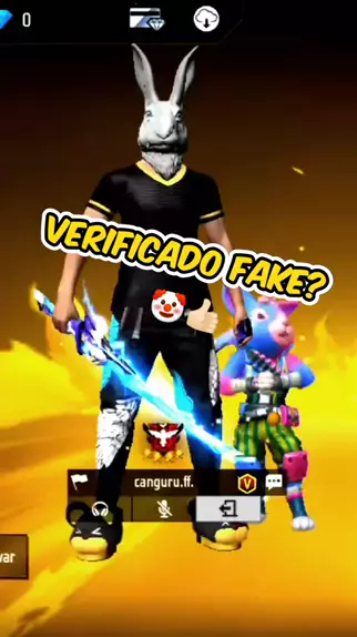 como fazer verificado fake no ff