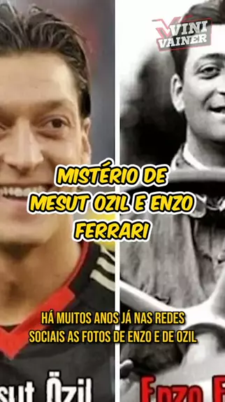 ozil jogador e enzo ferrari