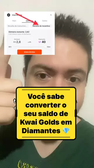 Vem C Que O Rogerio Explica Como Converter Seu Saldo De Kwai Golds Em