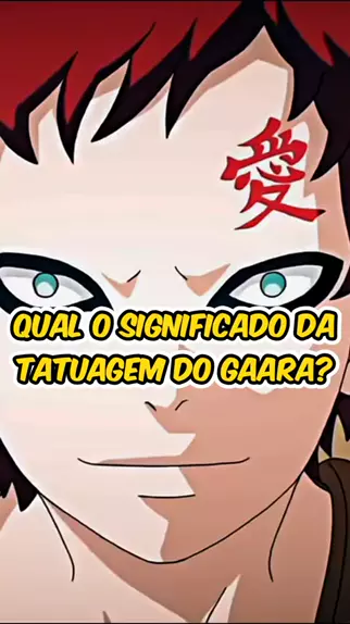 oq significa a tatuagem do gaara